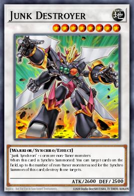 Junk Destroyer Yu-Gi-Oh card