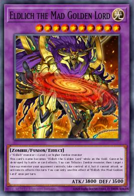 Eldlich the Mad Golden Lord Yu-Gi-Oh card