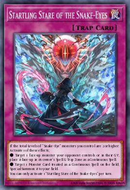 Startling Stare of the Snake-Eyes Yu-Gi-Oh card