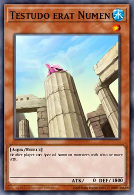 Testudo erat Numen Yu-Gi-Oh card