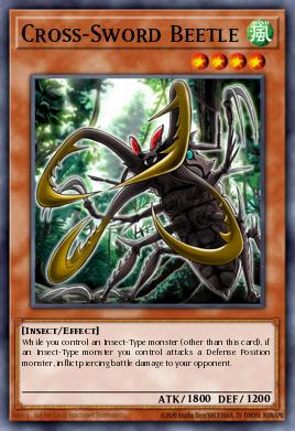 Cross-Sword Beetle Yu-Gi-Oh card