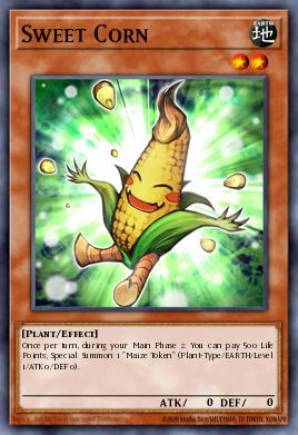 Sweet Corn Yu-Gi-Oh card