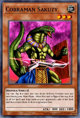 Cobraman Sakuzy Yu-Gi-Oh card