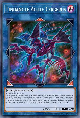 Tindangle Acute Cerberus Yu-Gi-Oh card