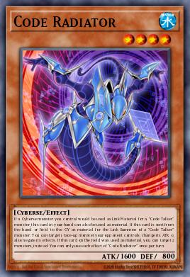 Code Radiator Yu-Gi-Oh card