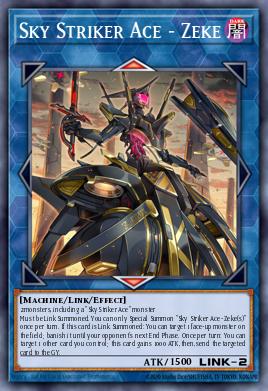 Sky Striker Ace - Zeke Yu-Gi-Oh card