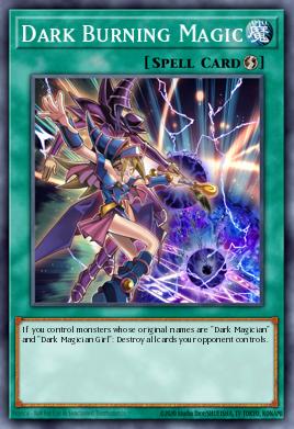 Dark Burning Magic Yu-Gi-Oh card