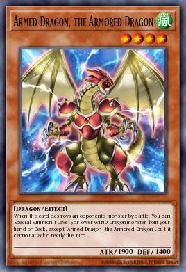 Armed Dragon, the Armored Dragon Yu-Gi-Oh card