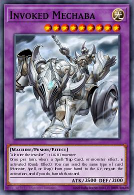 Invoked Mechaba Yu-Gi-Oh card