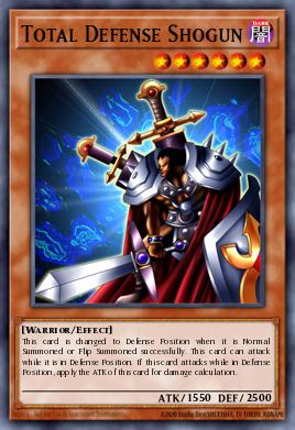 Total Defense Shogun Yu-Gi-Oh card