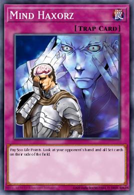 Mind Haxorz Yu-Gi-Oh card
