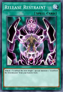 Release Restraint Yu-Gi-Oh card