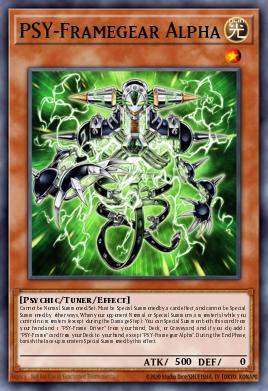 PSY-Framegear Alpha Yu-Gi-Oh card