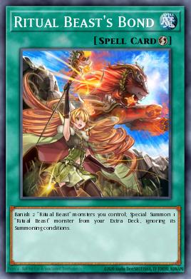 Ritual Beast's Bond Yu-Gi-Oh card