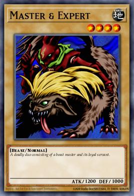 Master & Expert Yu-Gi-Oh card