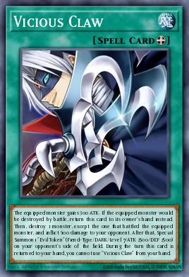 Vicious Claw Yu-Gi-Oh card
