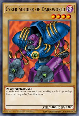 Cyber Soldier of Darkworld Yu-Gi-Oh card