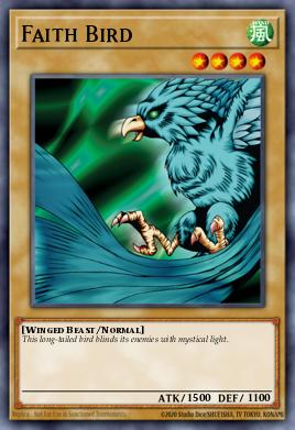 Faith Bird Yu-Gi-Oh card