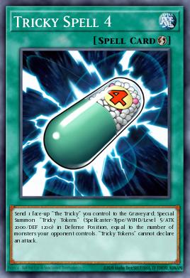 Tricky Spell 4 Yu-Gi-Oh card