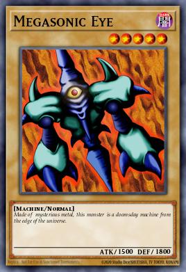 Megasonic Eye Yu-Gi-Oh card