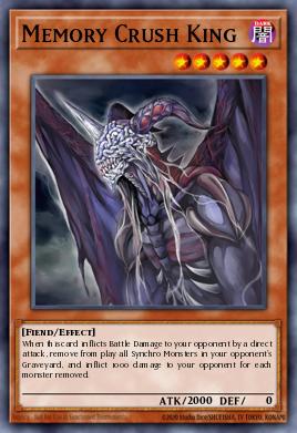 Memory Crush King Yu-Gi-Oh card