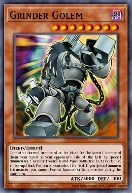 Grinder Golem Yu-Gi-Oh card