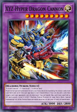 XYZ-Hyper Dragon Cannon Yu-Gi-Oh card