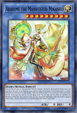 Arahime the Manifested Mikanko Yu-Gi-Oh card