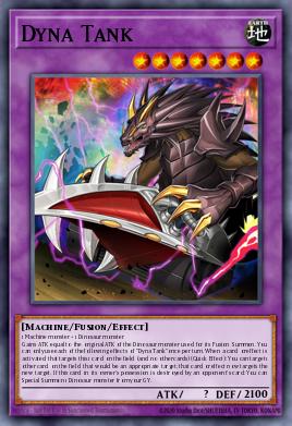 Dyna Tank Yu-Gi-Oh card