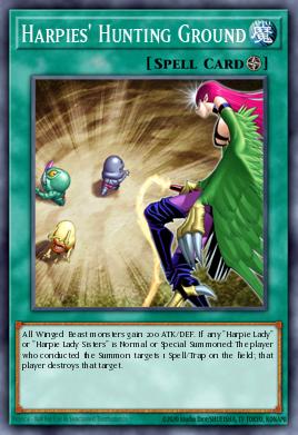 Harpies' Hunting Ground Yu-Gi-Oh card