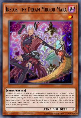 Ikelos, the Dream Mirror Mara Yu-Gi-Oh card