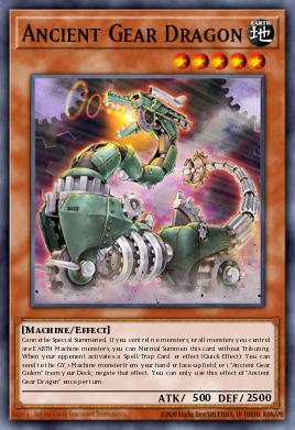 Ancient Gear Dragon Yu-Gi-Oh card