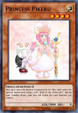 Princess Pikeru Yu-Gi-Oh card