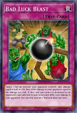 Bad Luck Blast Yu-Gi-Oh card