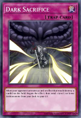 Dark Sacrifice Yu-Gi-Oh card