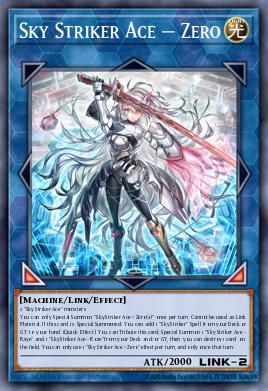 Sky Striker Ace = Zero Yu-Gi-Oh card