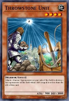 Throwstone Unit Yu-Gi-Oh card