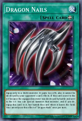 Dragon Nails Yu-Gi-Oh card