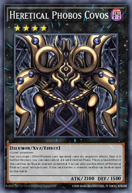 Heretical Phobos Covos Yu-Gi-Oh card