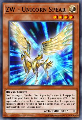 ZW - Unicorn Spear Yu-Gi-Oh card
