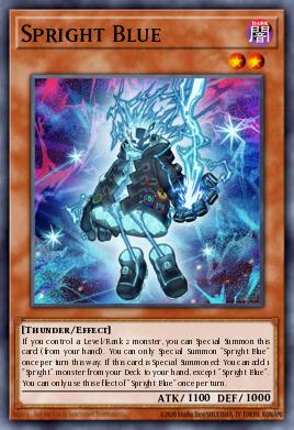 Spright Blue Yu-Gi-Oh card