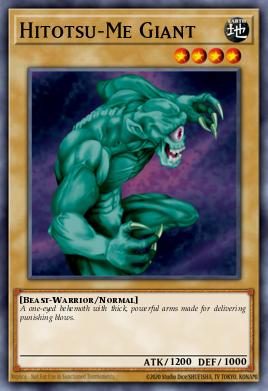 Hitotsu-Me Giant Yu-Gi-Oh card