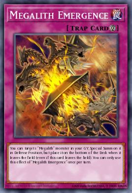 Megalith Emergence Yu-Gi-Oh card