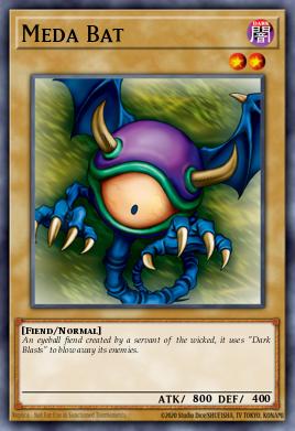 Meda Bat Yu-Gi-Oh card