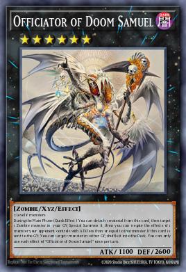 Officiator of Doom Samuel Yu-Gi-Oh card