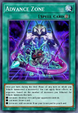 Advance Zone Yu-Gi-Oh card