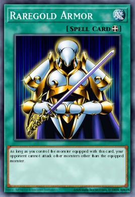 Raregold Armor Yu-Gi-Oh card