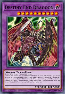 Destiny End Dragoon Yu-Gi-Oh card