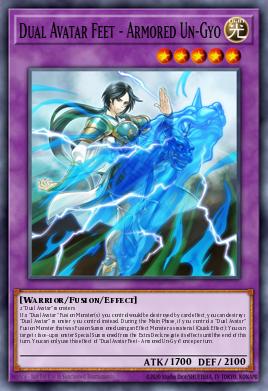 Dual Avatar Feet - Armored Un-Gyo Yu-Gi-Oh card