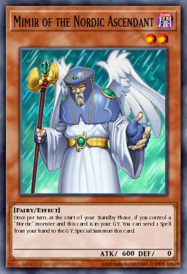 Mimir of the Nordic Ascendant Yu-Gi-Oh card